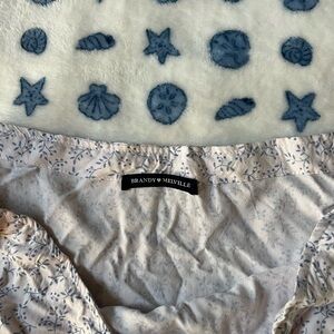 Brandy Melville Izzy Floral Mini Skirt